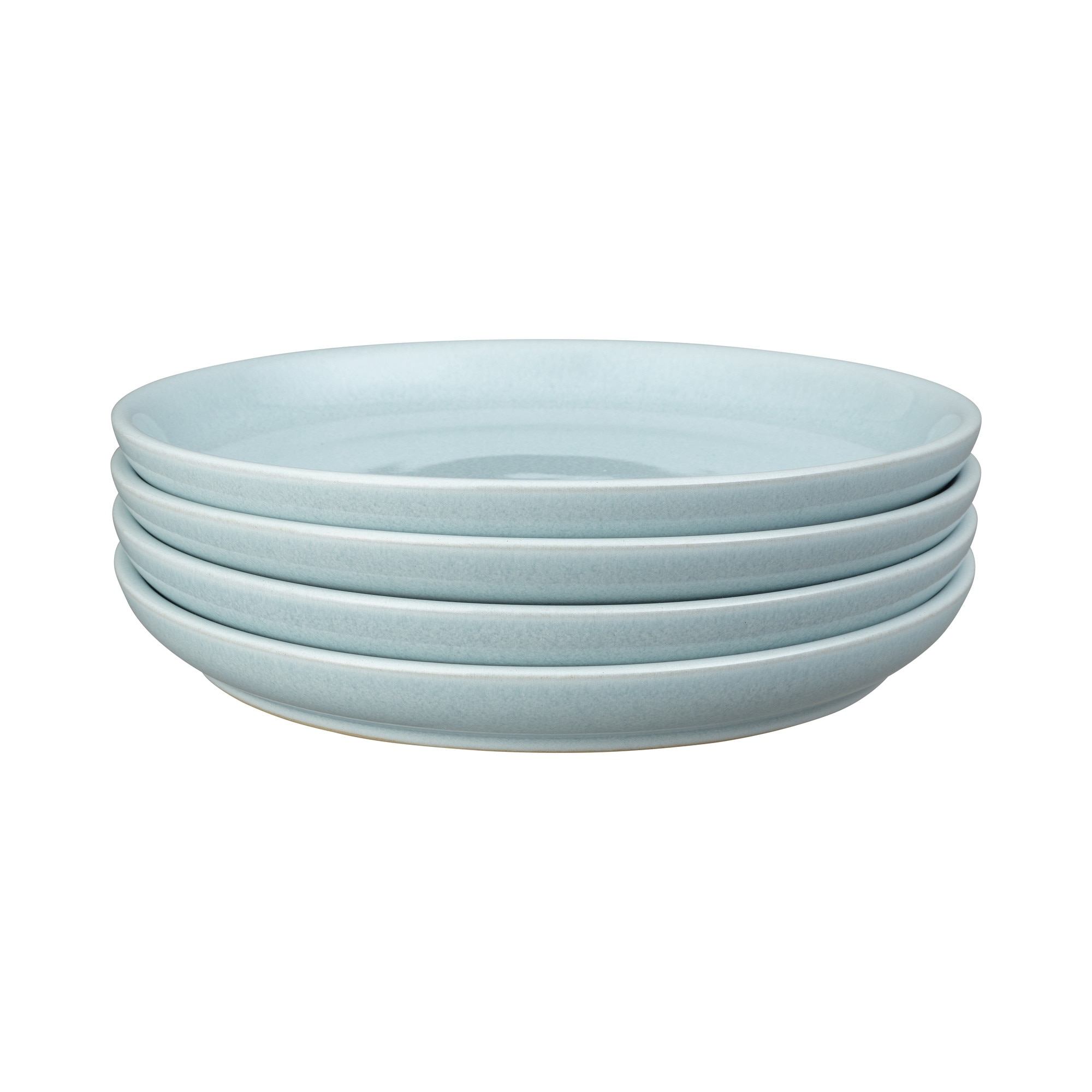 Intro Pale Blue Set Of 4 Medium Coupe Plate
